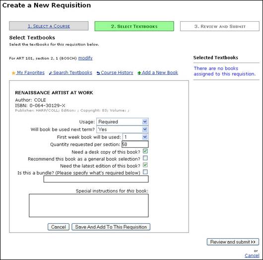 Figure 13: Book Parameters