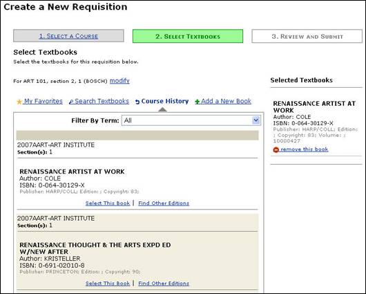 Figure 14: Title Added to Requisition