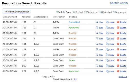 Figure 3: Search Results
